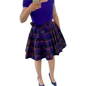 Vintage 1980’s Fit and Flare Tulle Skirt Bow Dress